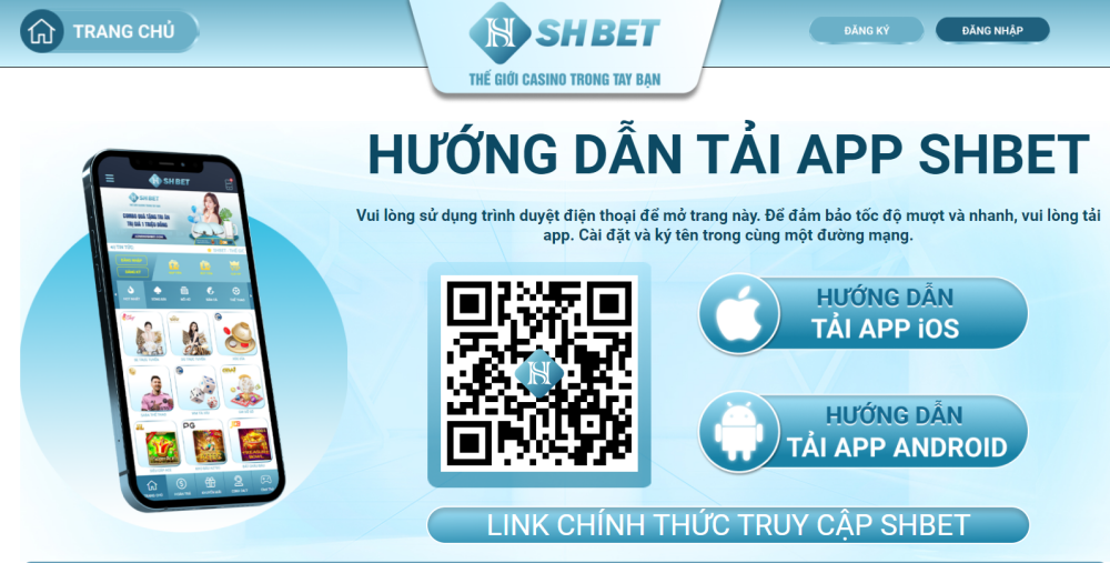 Tải app SHBET - Trải nghiệm cá cược trực tuyến đỉnh cao